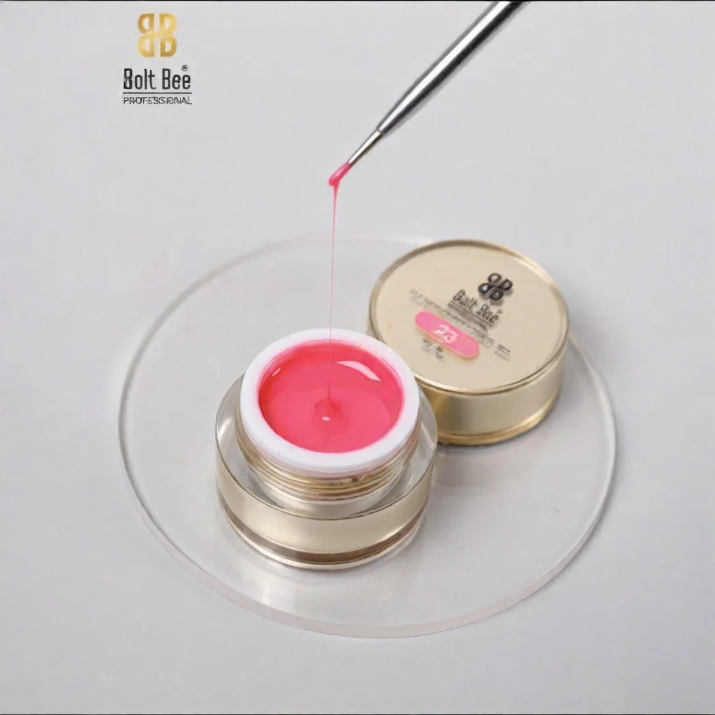 NP152 Bolt Bee Professional Fluorescent Spider Gel Set (6 Colors) - Glow-in-the-Dark Elastic Drawing Gel