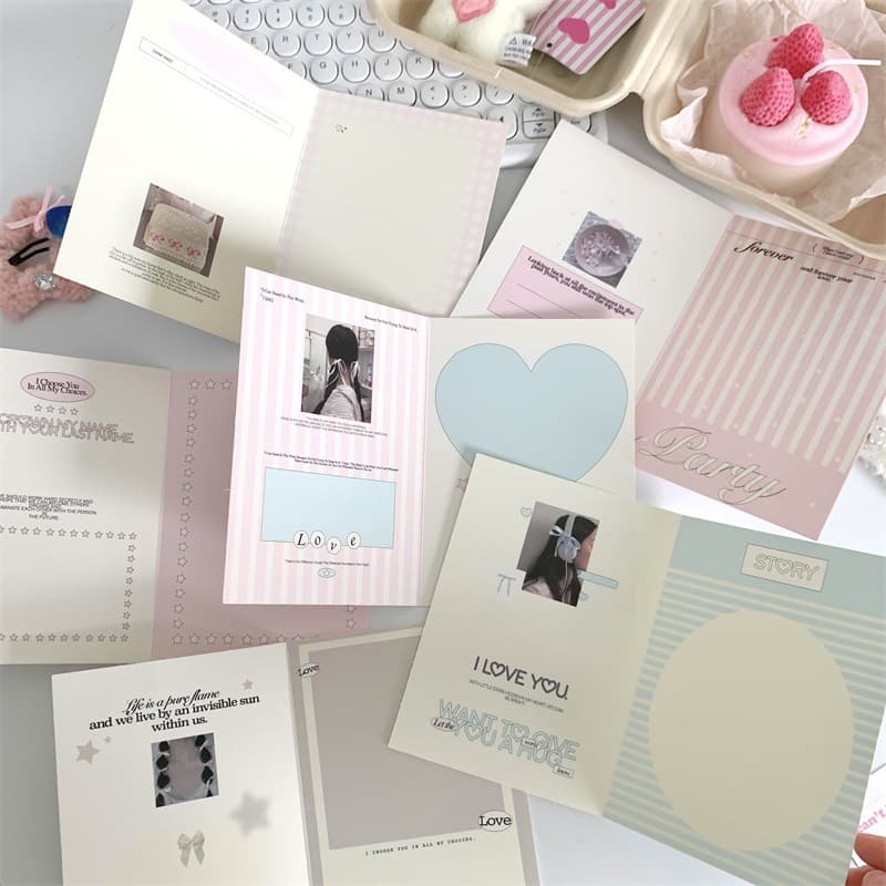 GV981 Nail Display Card for Press-On Nails โ Cute Bow Design Nail Presentation Board for Nail Sets Mix Pattern