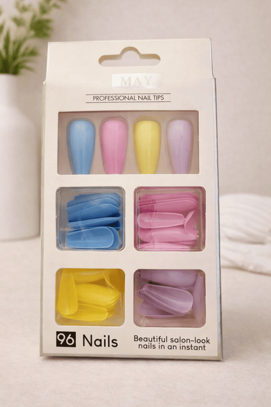 GV1005 96 PCS Full Cover Artificial Nail Tips – False Nails for Nail Extensions
