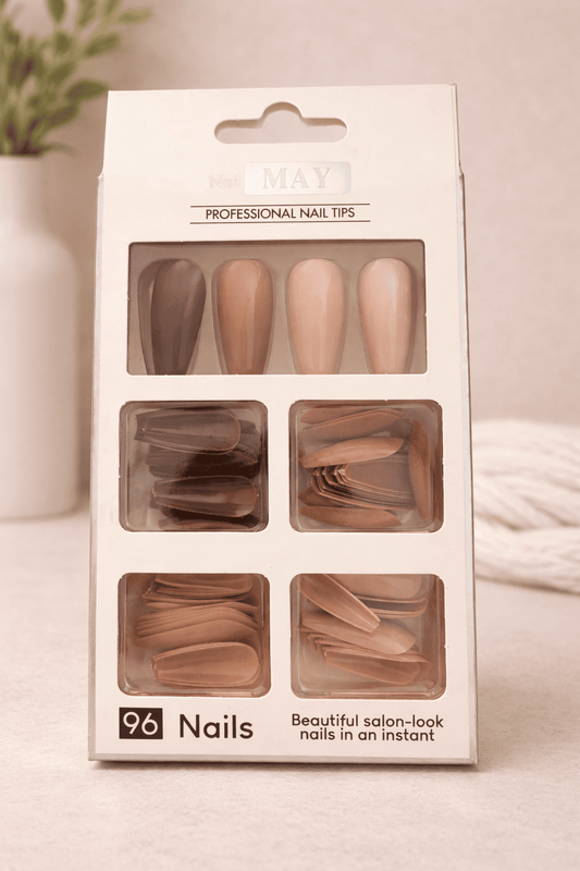 GV1006 96 PCS Full Cover Artificial Nail Tips – False Nails for Nail Extensions