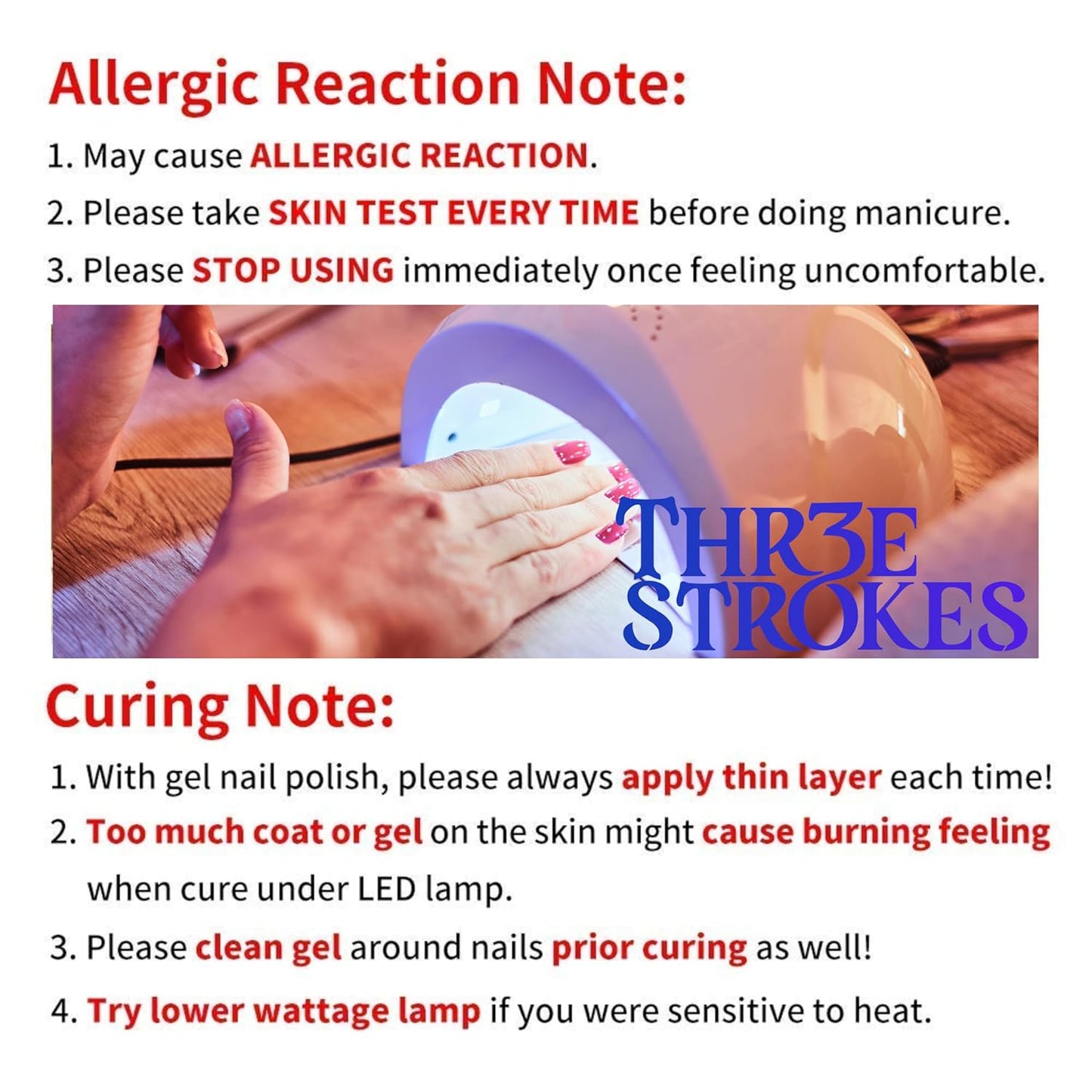 NP45 THR3E STROKES Builder Nail Gel, 6-in-1 Gel Builder 15ml for Nails, Hard Gel Builder Nail Strengthener Extension Gel Nail Polish Rhinestone False Nail Tips Glue Gel in a Bottle (CLEAR)