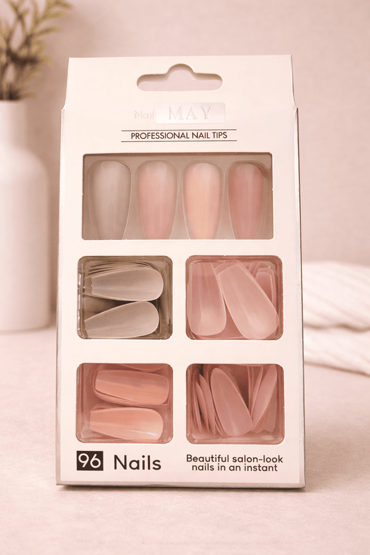 GV1008 96 PCS Full Cover Artificial Nail Tips – False Nails for Nail Extensions