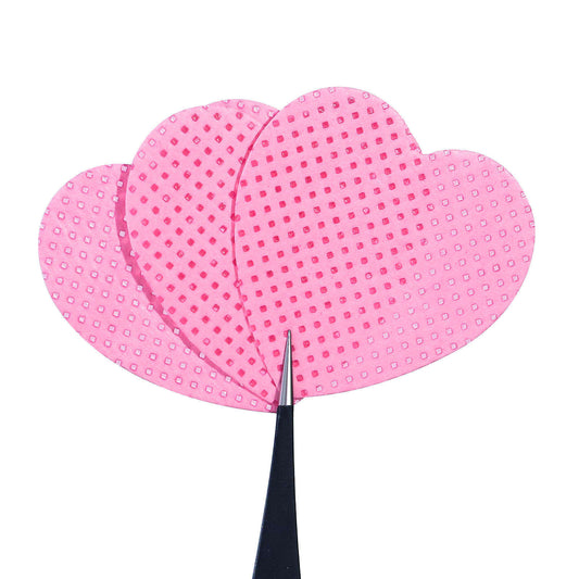 GV900 200pcs Lint-Free Nail Polish Remover Cotton Pads Heart Wipes Paper Eyelash Glue Cleaner Nail Supplies