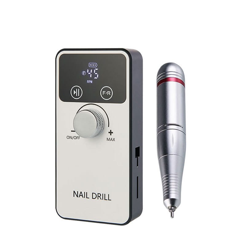 GV578 Rechargeable Professional Nail Drill Machine with LCD Display – High-Speed Manicure & Pedicure Tool