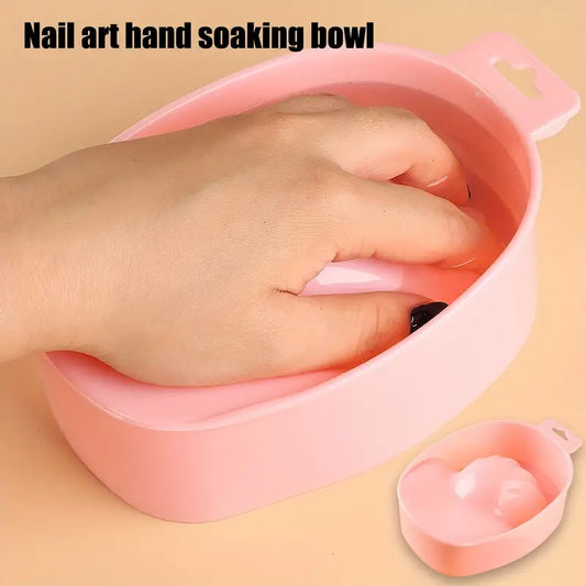 GV741 Professional Nail Art Soaking Bowl: Unscented Nail Polish Tray for Effortless Nail Care