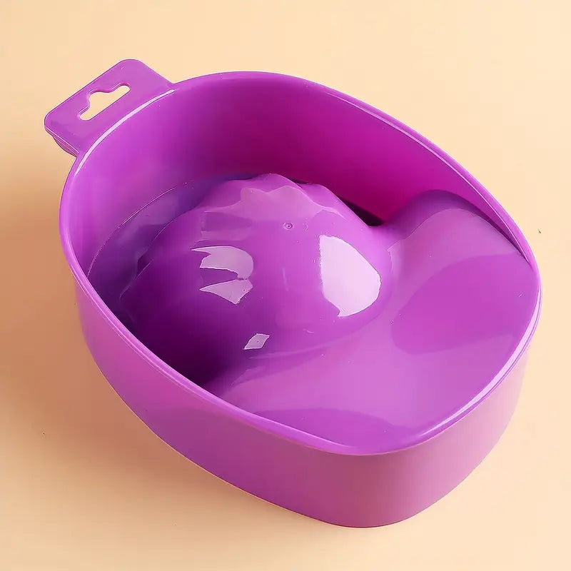 GV741 Professional Nail Art Soaking Bowl: Unscented Nail Polish Tray for Effortless Nail Care
