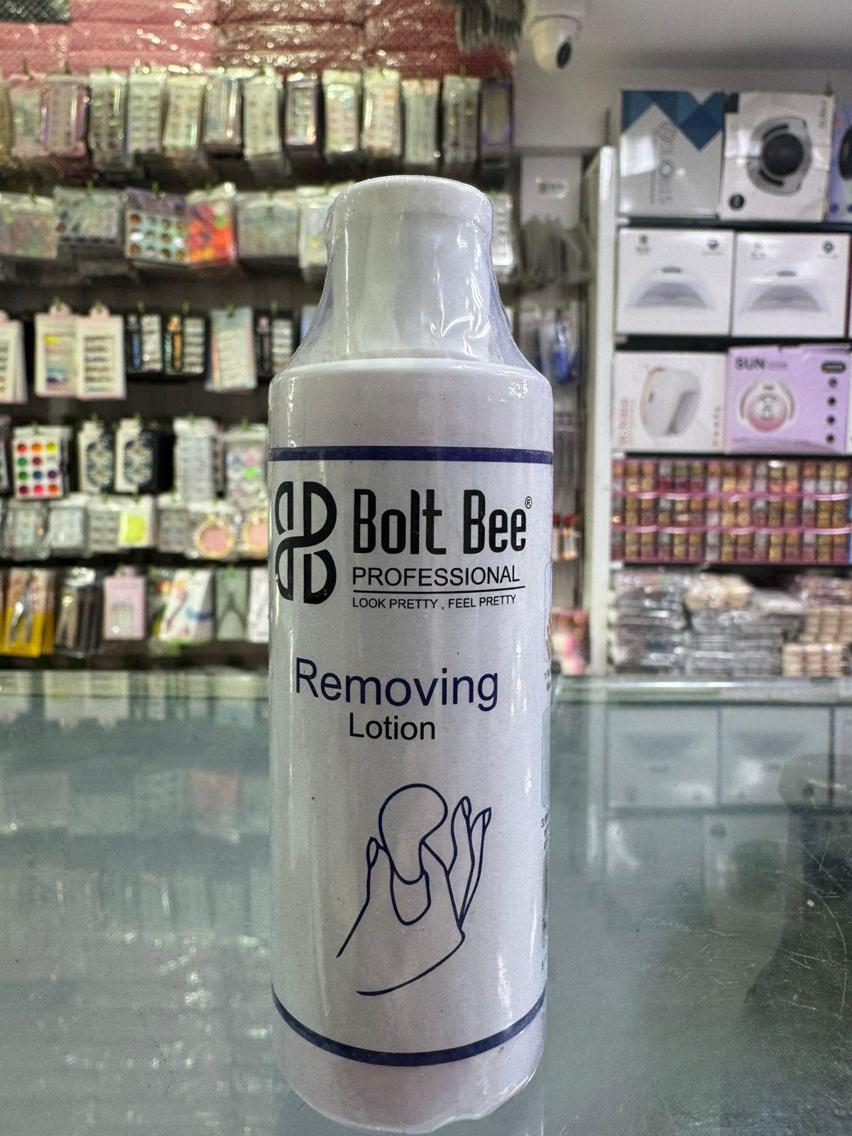 Bolt Bee Removing Lotion | Post-Manicure Hydration & Gentle Cleanup (Large)