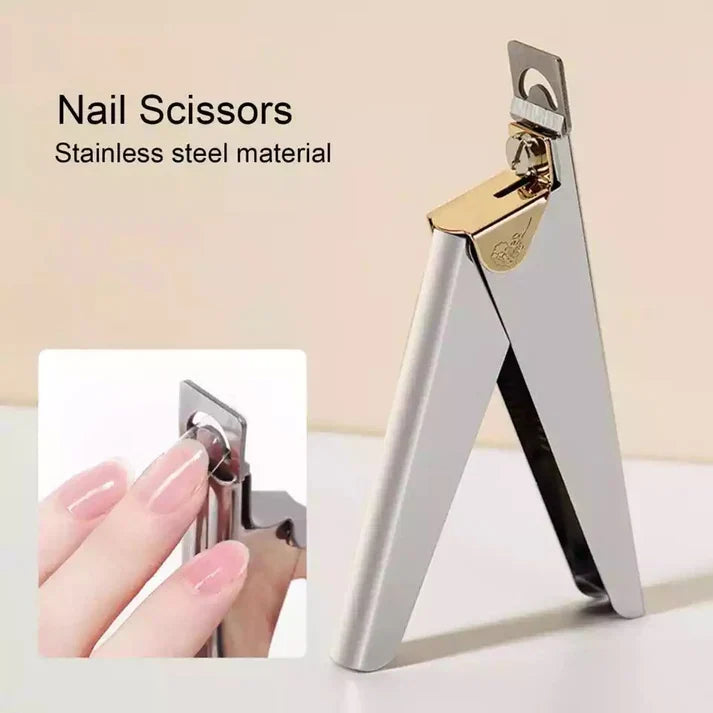 GV857 Stainless Steel U-Shaped Nail Cutter – Precision Nail Edge Trimmer for Professional & Home Use