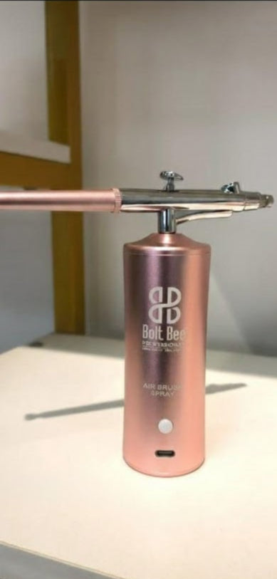 NP204 Bolt Bee Professional Portable Cordless Airbrush Spray Machine for Nail Art & Makeup