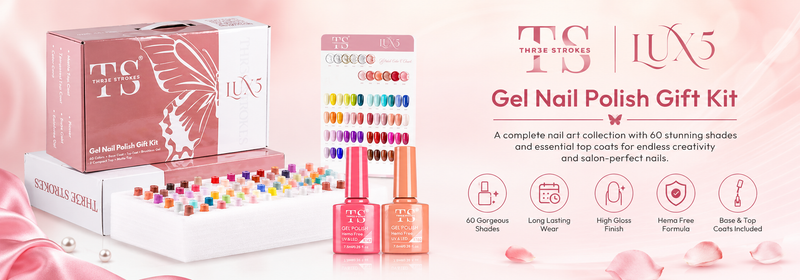 THR3E STROKES LUX5 Gel Polish Kit 60 Colors