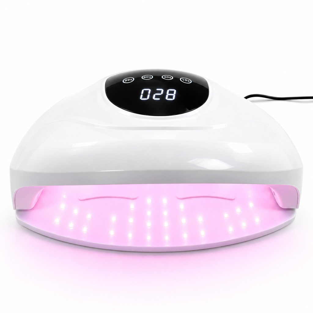 GV1210 SUN X28 MAX 288W 2-in-1 UV/LED Nail Lamp - Dual Light Source Curing Light with Digital LCD Display, Smart Auto Sensor & 50,000-Hour Lifetime for Gel Polish, Builder Gel & Extensions