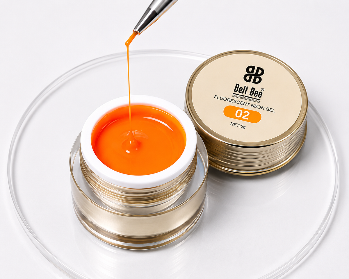 GV1187 Bolt Bee Professional Fluorescent Spider Gel Set (6 Pots x 6g)