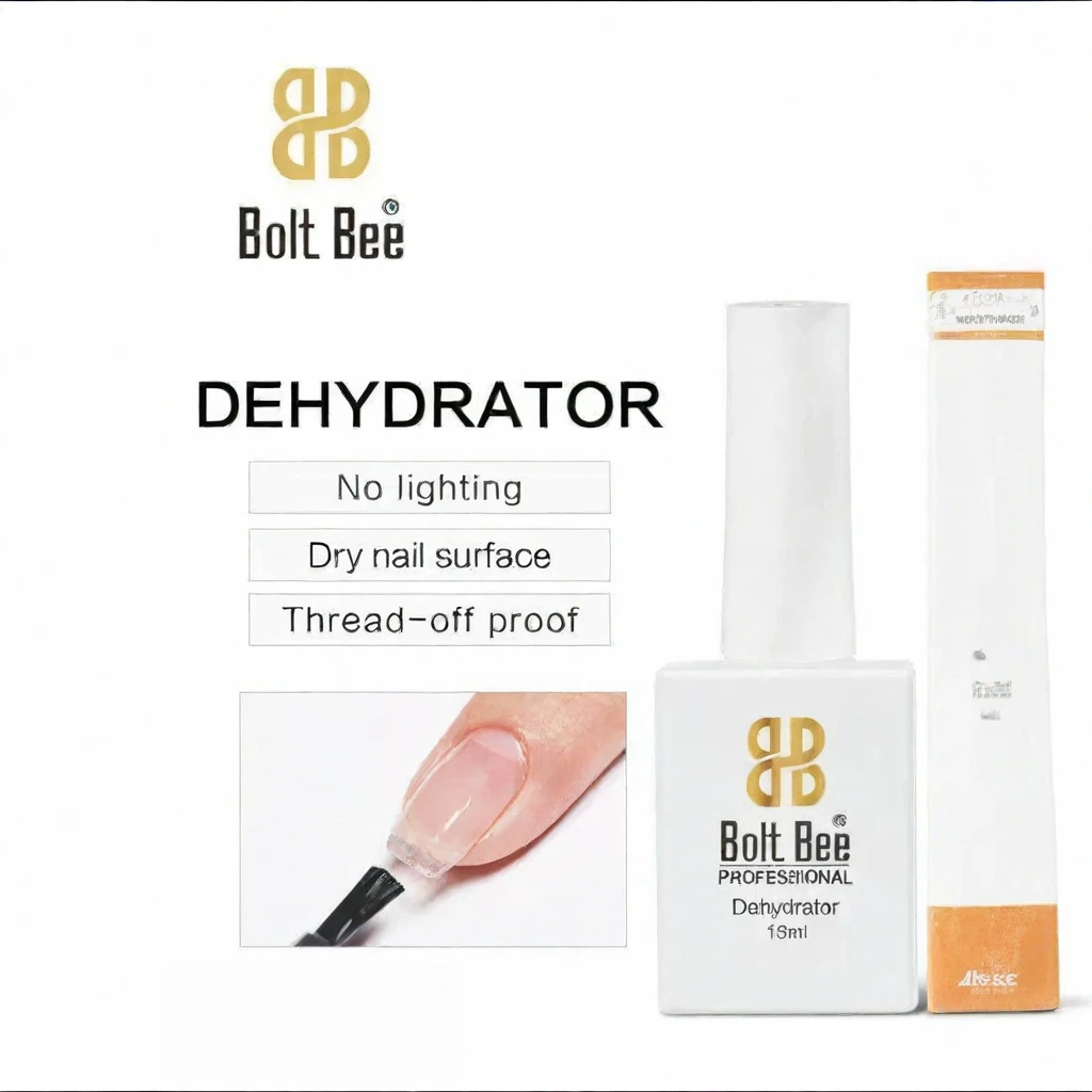 NP151 Bolt Bee Professional Nail Dehydrator - Quick Dry, Pre-Treatment Prep Solution (15ml)