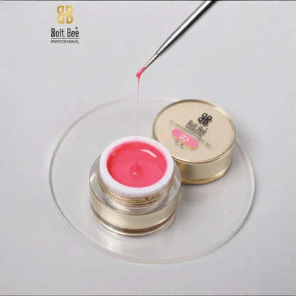 NP152 Bolt Bee Professional Fluorescent Spider Gel Set (6 Colors) - Glow-in-the-Dark Elastic Drawing Gel