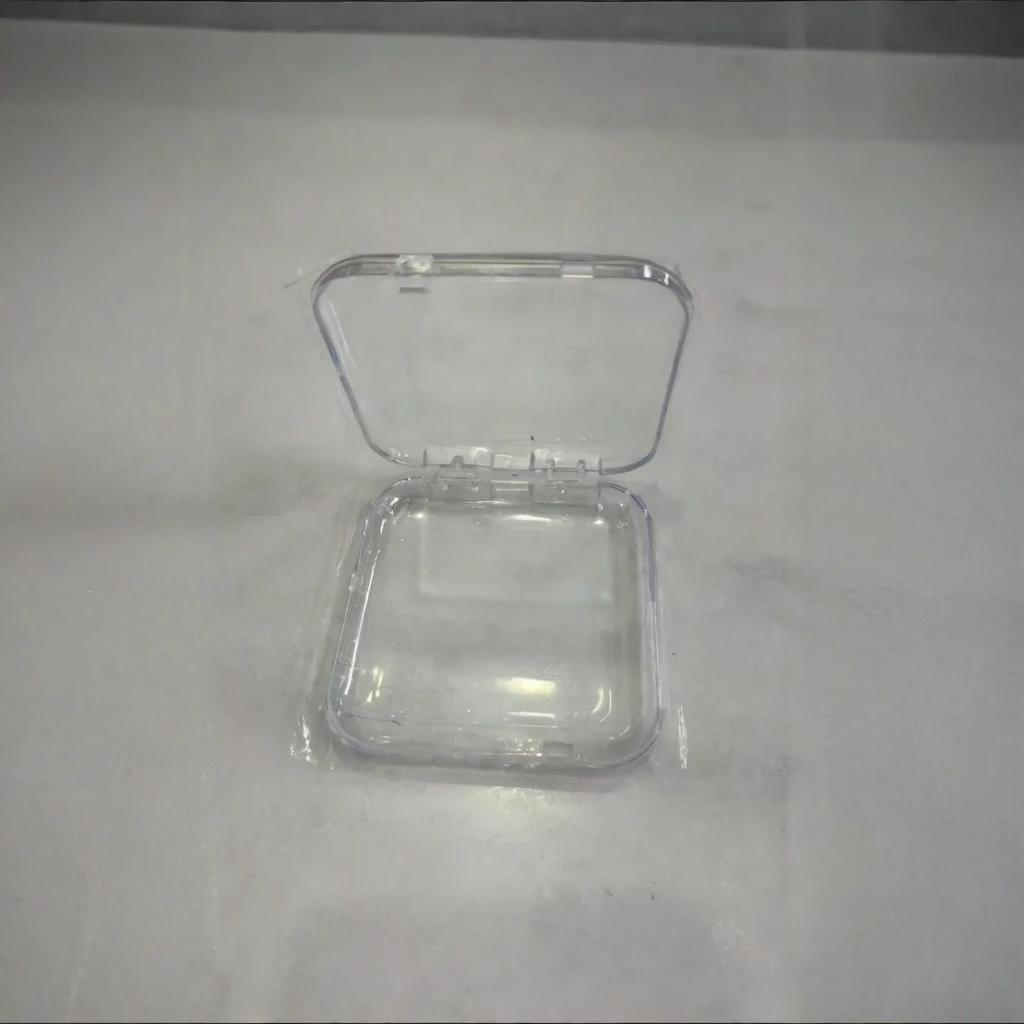 NP235 Clear Small Hinged Organizer Box for Beads, Jewelry Findings, and Craft Components