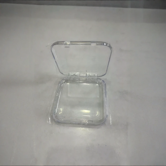 NP235 Clear Small Hinged Organizer Box for Beads, Jewelry Findings, and Craft Components