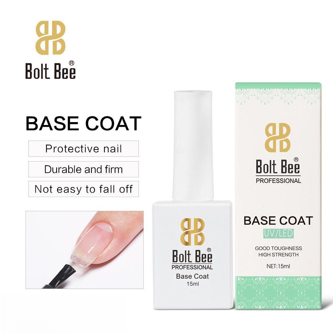 Bolt Bee UV/LED Base Coat (15ml) | Durable Protective Nail Adhesion Gel