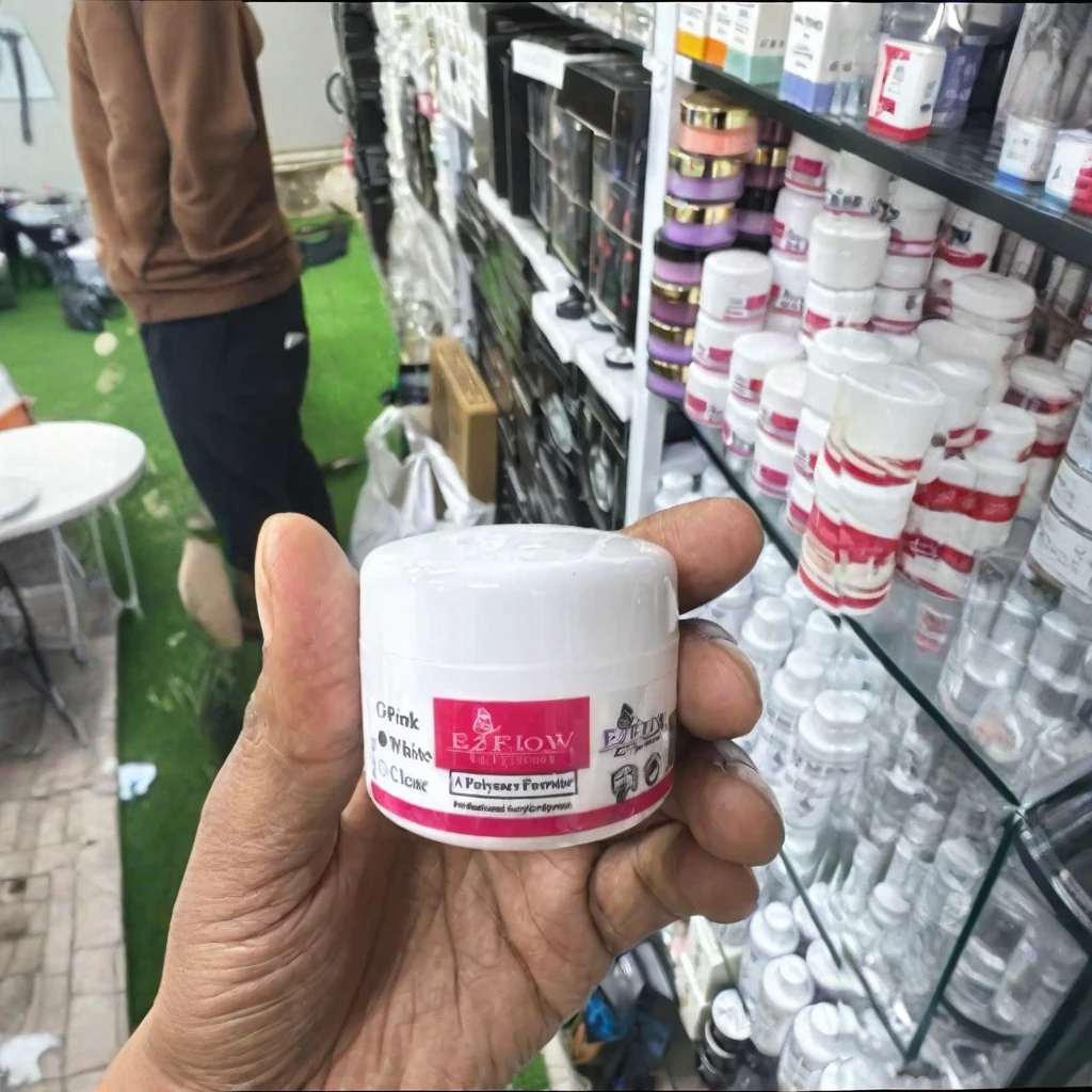 NP231 EZFIOW Nail Systems Acrylic Polymer Powder - Professional Acrylic Nail System - Available in Pink, White, or Clear