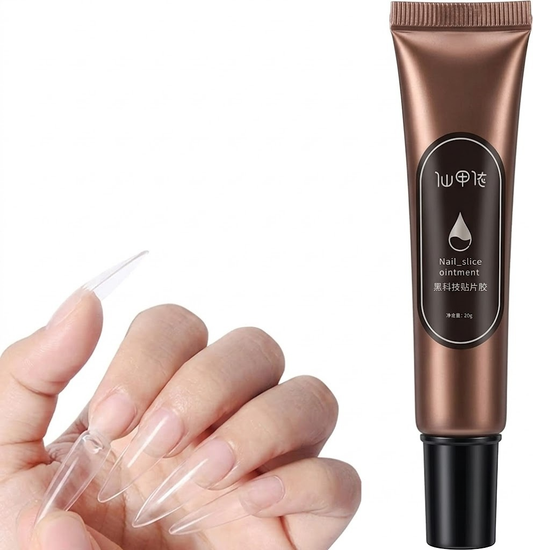 GV538 INOG Gel Nail Glue - 20ML Solid Gel for Soft Tips, Multifunctional Professional Tools, Strong Adhesive for Rhinestones, Charms and Gems