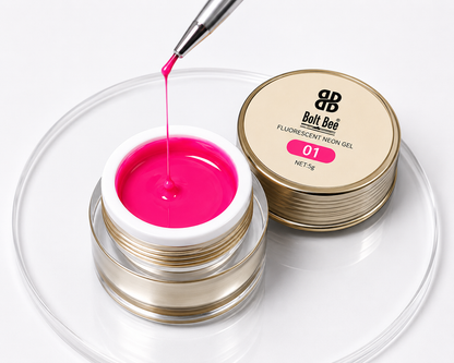GV1187 Bolt Bee Professional Fluorescent Spider Gel Set (6 Pots x 6g)