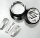 NP187 Bolt Bee Professional Titanium Silver Metal Painting Gel - Super Shiny UV/LED Soak Off Art Gel - 3D Sculpting & Detailing