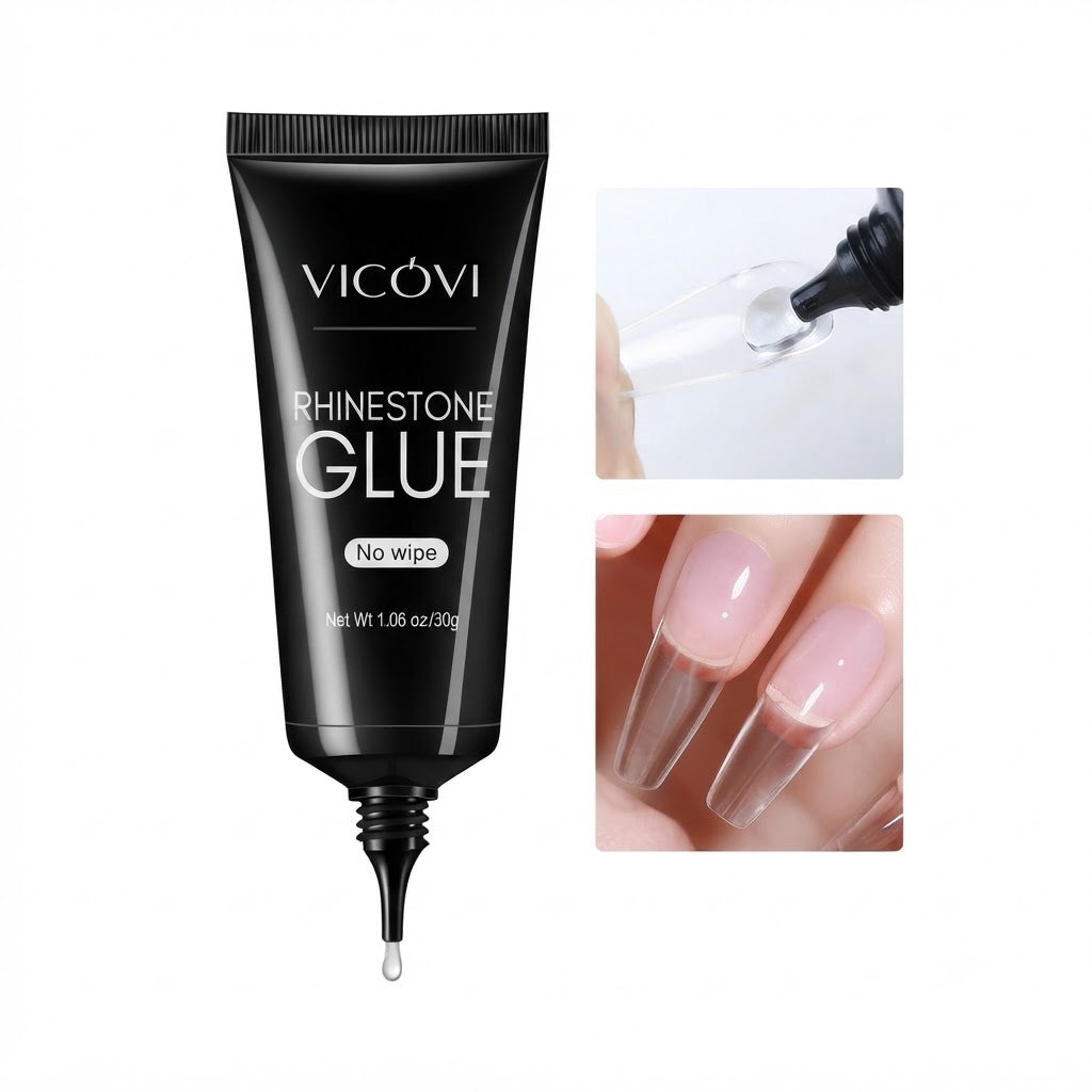 NP337 Misscheering Rhinestone Nail Glue – 30g Strong Adhesive Gel for Nail Tips & Nail Art Decoration