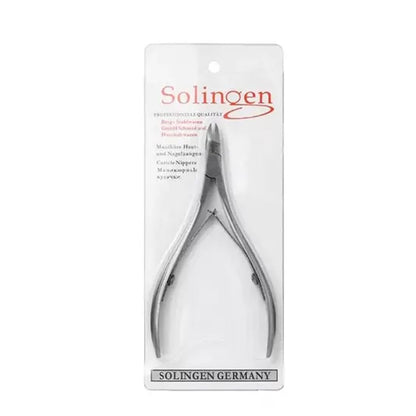 NP209 Solingen Professional Stainless Steel Cuticle Nippers - German Quality Precision Cuticle Trimmer & Dead Skin Remover Tool for Manicure & Pedicure