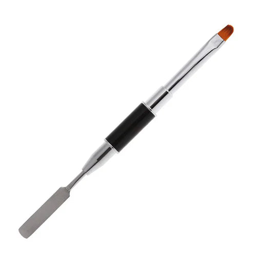 Dual End Poly Gel Nail Brush & Spatula | Nail Extension Tool