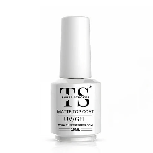 Matte Gel Top Coat 15ML | No Wipe UV Soak Off Finish