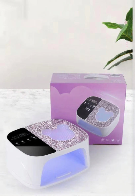 SUN S80 Professional 2-in-1 LED/UV Nail Lamp | Glitter Gel Curing Light
