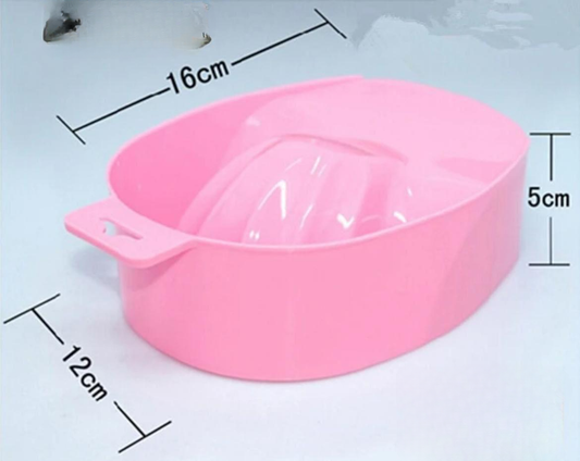 Professional Nail Soaking Bowl | Manicure Hand Rest & Soaking Dish