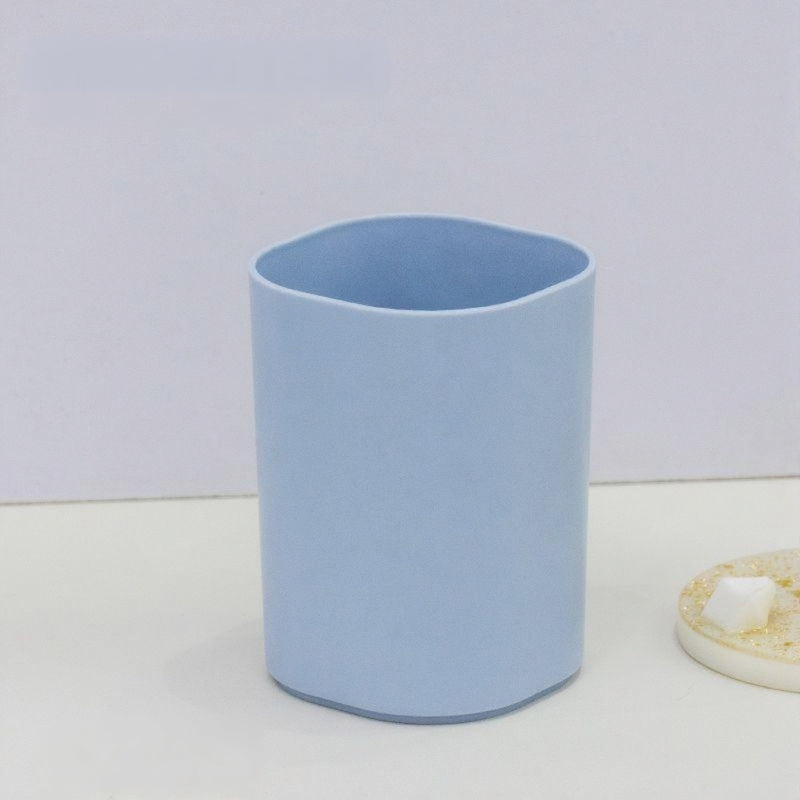 Multifunctional Pen & Brush Holder (Blue) | Desk & Nail Tool Organizer