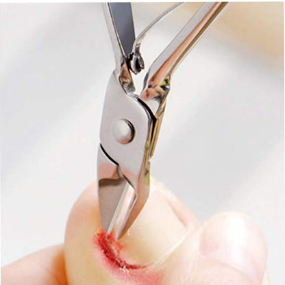 NP209 Solingen Professional Stainless Steel Cuticle Nippers - German Quality Precision Cuticle Trimmer & Dead Skin Remover Tool for Manicure & Pedicure