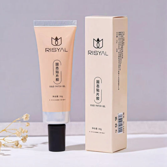 RISYAL Solid Patch Gel 30g | Soft Gel Glue for Nail Tips & Extensions
