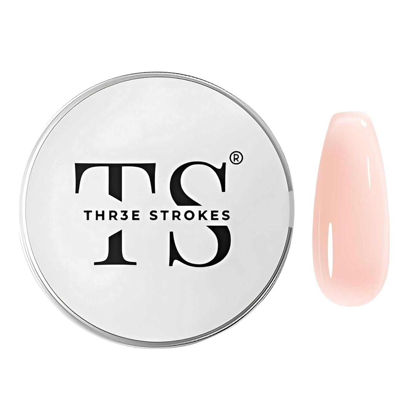 NP300 THR3E STROKES Builder Gel for Nails – 15ml | Clear, White, Pink, Nude | Professional Hard Gel for Nail Extensions, Overlays & Sculpting | Salon-Quality UV/LED GelNail Builder