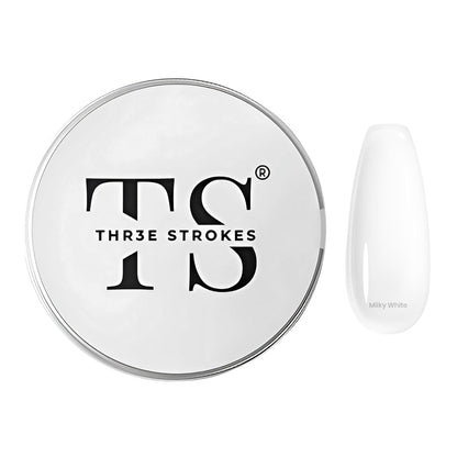 NP300 THR3E STROKES Builder Gel for Nails – 15ml | Clear, White, Pink, Nude | Professional Hard Gel for Nail Extensions, Overlays & Sculpting | Salon-Quality UV/LED GelNail Builder