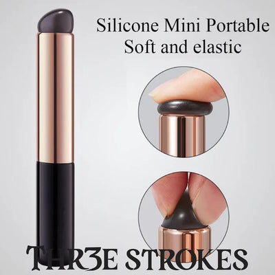 NP348 2 Pcs Silicone Jelly Brushes – Multi-Functional Tools for Nail Art, Lip Blending, and Concealer Shading