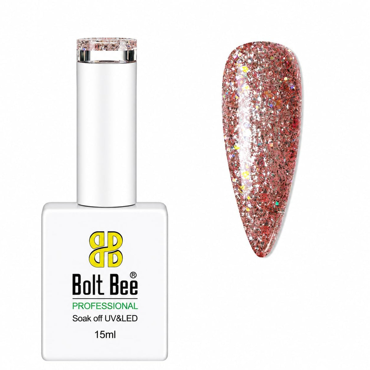 NP331 Bolt Bee Professional Color Gel Nail Polish (15ml, Shade 87) - High Gloss Soak-Off UV/LED Gel Polish for Manicure, Nail Art & DIY Home Use