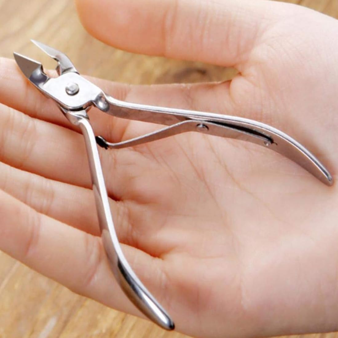 NP209 Solingen Professional Stainless Steel Cuticle Nippers - German Quality Precision Cuticle Trimmer & Dead Skin Remover Tool for Manicure & Pedicure