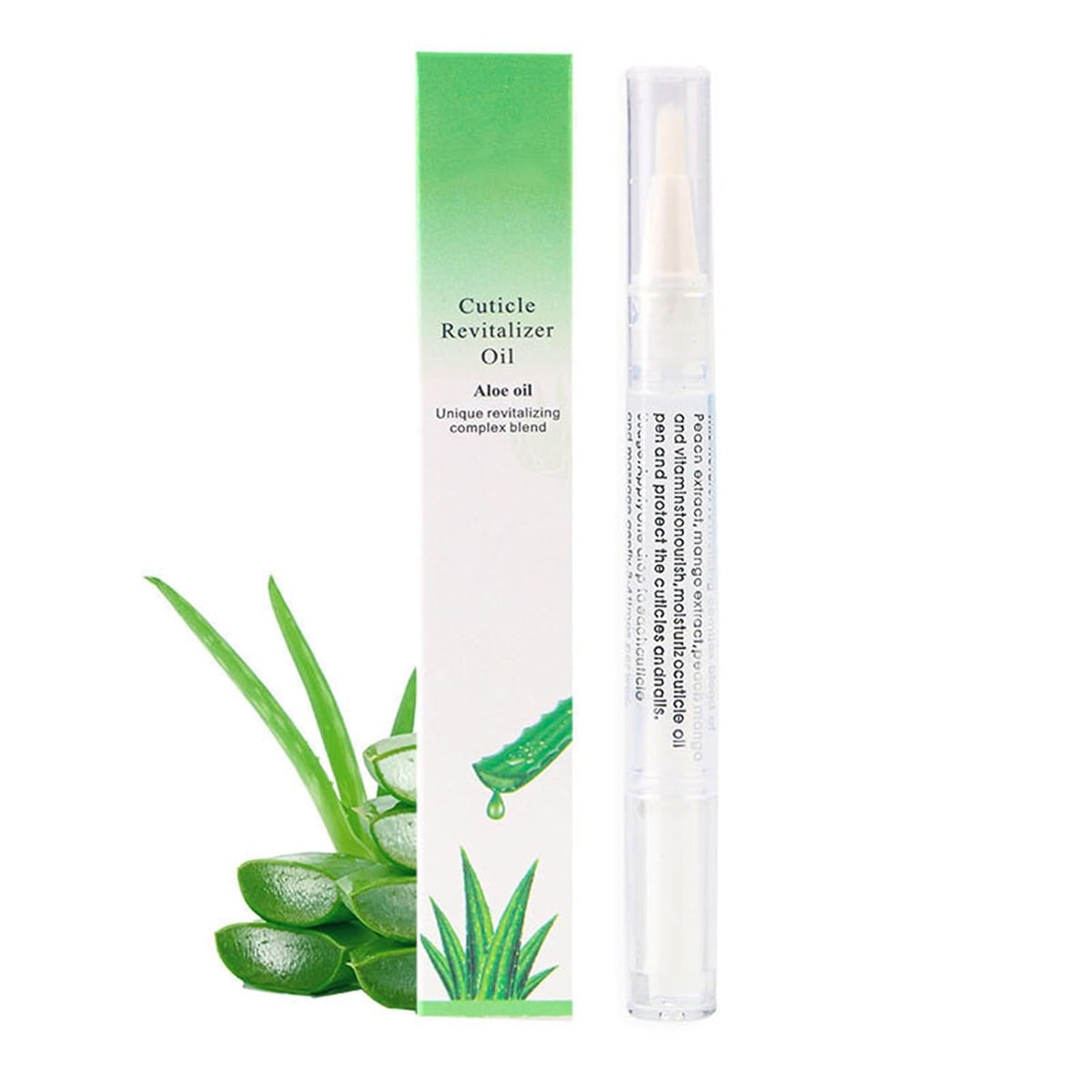 GV1204 Professional Cuticle Revitalizer Oil Pen (5ml) - Vitamin E Enriched Nail & Cuticle Nourishing Oil with Soft Brush Applicator for Hydration & Daily Manicure Aftercare