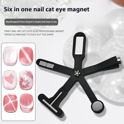 NP136 Lace UV/LED Protection Manicure Gloves - Black Mesh with Bow Detail