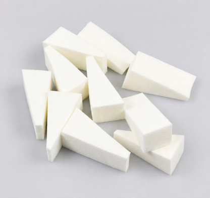 GV1182 Professional Soft Foam Nail Art Wedge Sponges – Pack of 10 for Ombre & Gradient Nails