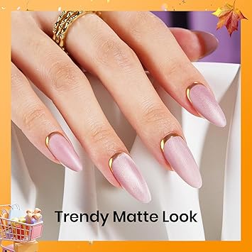 NP26 THR3E STROKES Matte Gel Top Coat, 15ml, No-Wipe Chrome Powder-Resistant Polish, Long Lasting