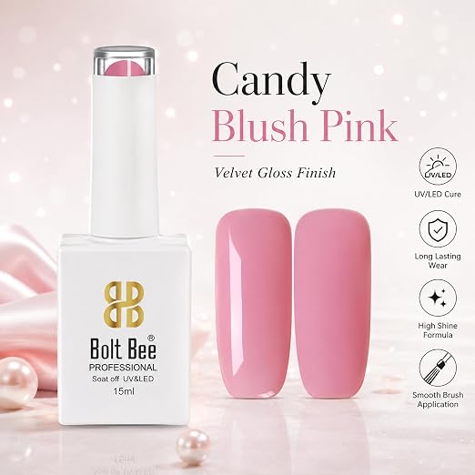 NP341 Bolt Bee Professional Gel Nail Polish (15ml / 0.5 fl oz, Shade 99) - High-Shine Soak-Off UV/LED Nail Gel Polish for Manicure Starter Kits, Salon & DIY Home Art