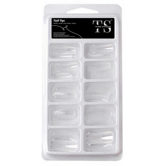 GV118 THR3E STROKES Poly Extension Gel Dual Nail Forms - 100pcs Poly Nail Gel Forms Acrylic Nails Mold Artificial UV Gel DIY Polish Manicure Tool