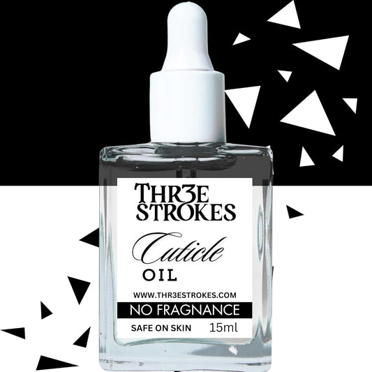 GV79 THR3E STROKES Naturale Revitalizing Cuticle Oil - Hydrating Oil For Repaired Cuticles Overnight - Remedy For Damaged Skin And Thin Nails - Paraben/Cruelty-Free Formula 15ML (NO PURFUM)