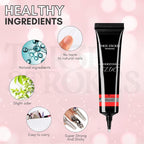 GV43 THR3E STROKES Nail Rhinestone Glue for Nails, Super Strong Gel Nail Glue for Nail Charm 3D Nails Bling Gel for Decoration Gem Nail Art Jewel Diamonds 15ML Cured Need Beauty Gift (UV REQUIRED)