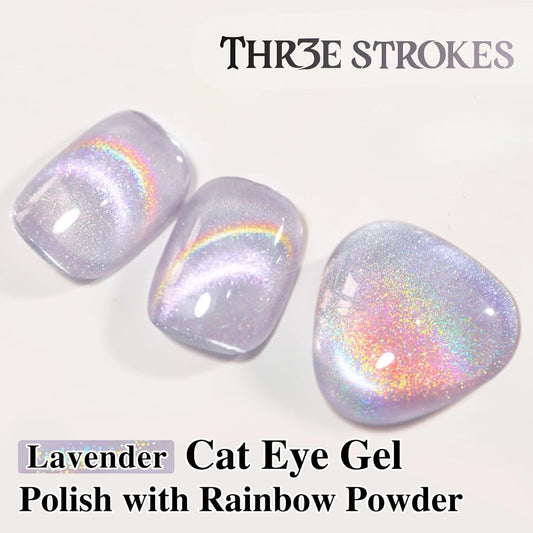 THR3E STROKES 9D Glitter Cat Eye Gel | Magnetic UV Polish 7.5ml (CE12)