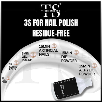 NP257 THREE STROKES Acetone (400ml) | A++ Grade Nail Polish Remover