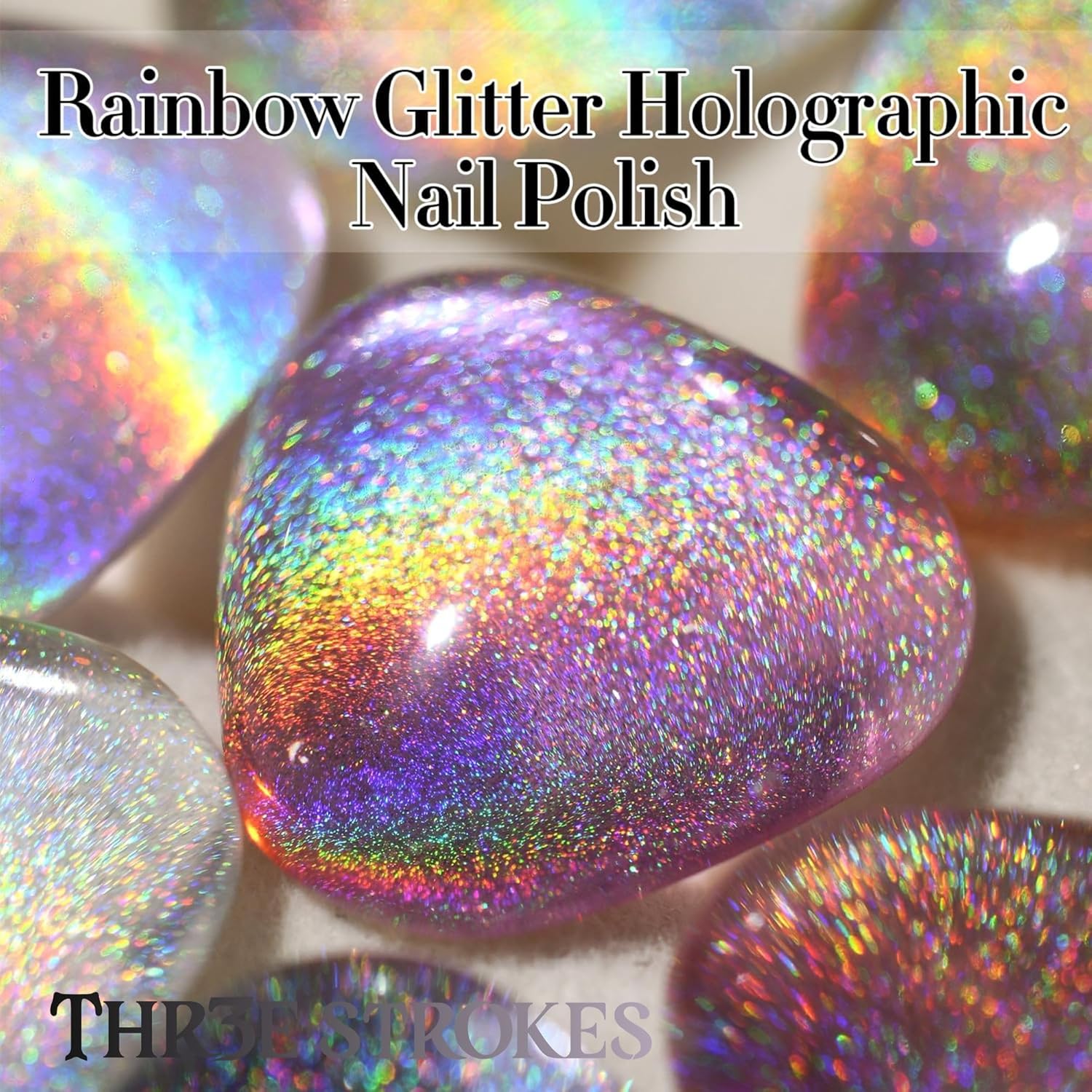 THR3E STROKES 9D Glitter Cat Eye Gel | Magnetic UV Polish 7.5ml (CE12)